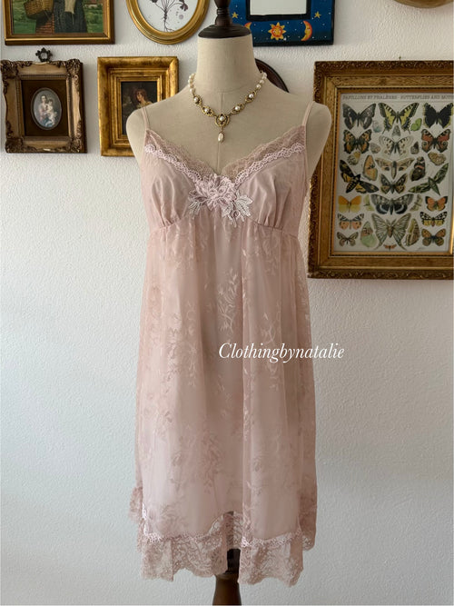 Wacoal Lace Nude Babydoll Size M