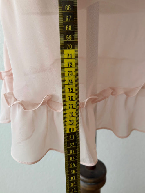 Hunt Pink Chiffon Slip Size S
