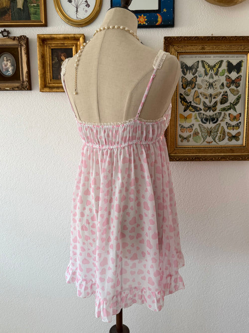 Latelne Heart Chiffon Babydoll Size S/small M