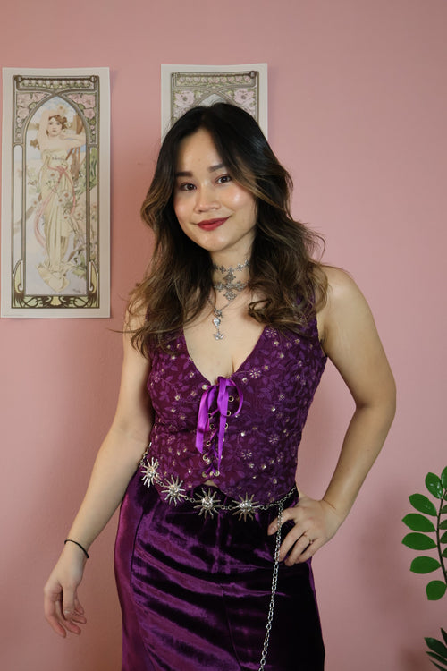 Violet Corset Vest (Custom Made)
