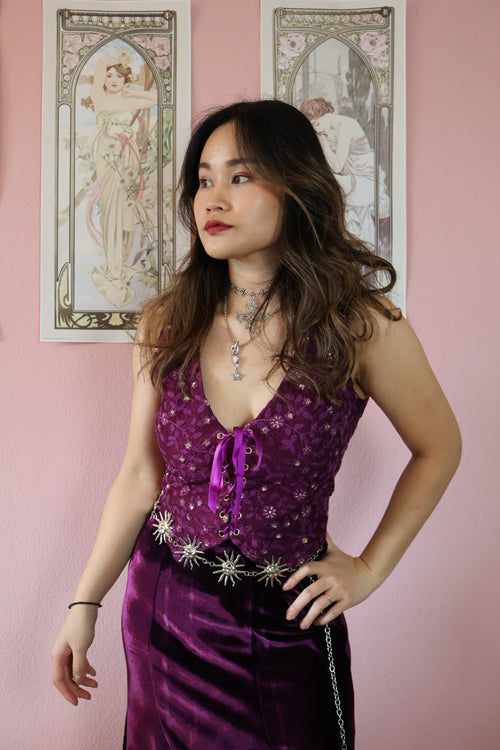 Violet Corset Vest (Custom Made)