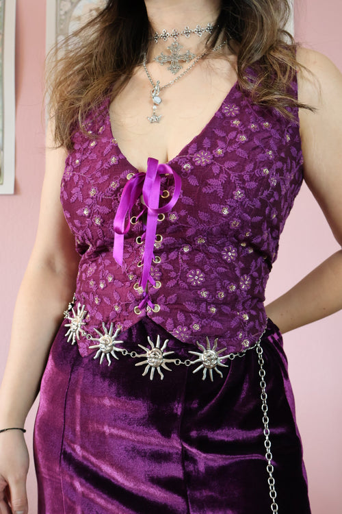 Violet Corset Vest (Custom Made)