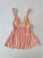 Coquette Orange Mesh Babydoll (S)