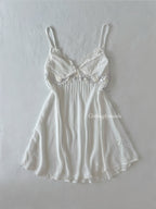 Vera Wang Pleated Chiffon Babydoll (S/M)