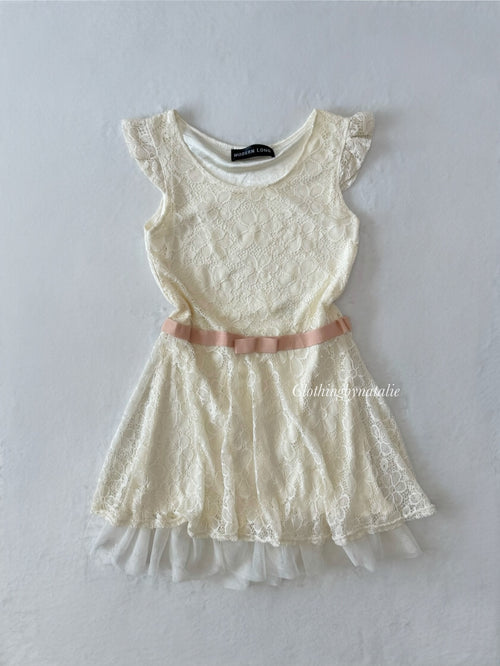 Coquette Cream Lace Babydoll (S)