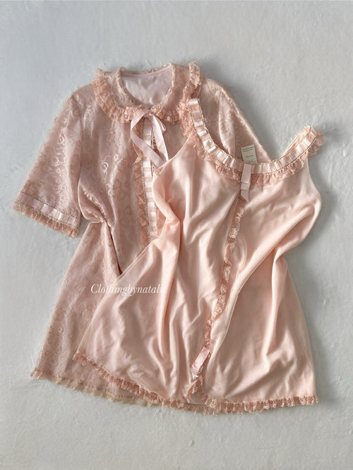 Odette Barsa Coquette Peignoir Robe Set size S/M