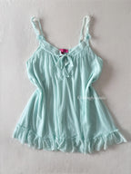 Betsey Johnson Soft Blue Babydoll size M