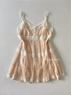 VS Double Layer Nude Chiffon Babydoll size S