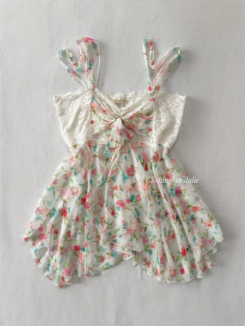 Victoria’s Secret Floral Chiffon Babydoll size M