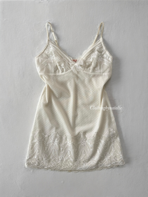 Soft White Mesh Slip Size XS/S