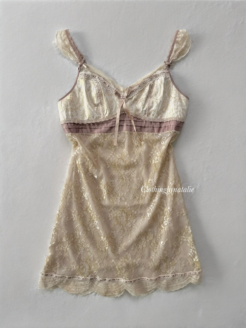 Earthy Lace Babydoll Size S/small M