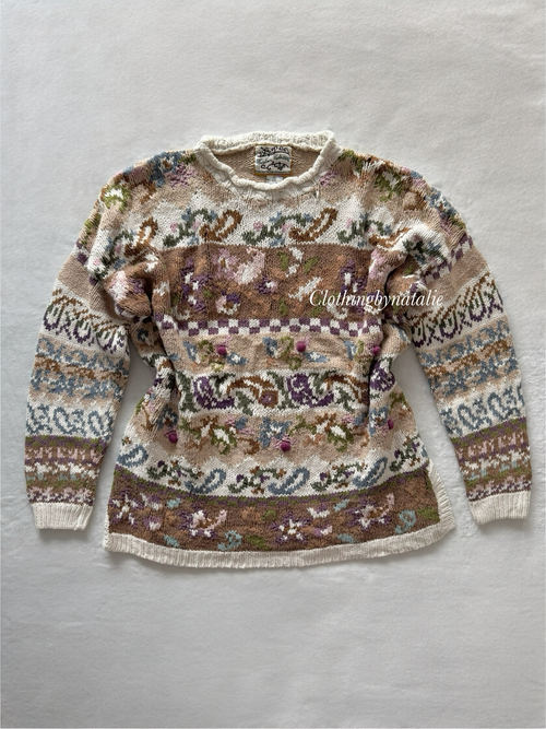 Vintage Heirloom Collectibles Sweater Size L