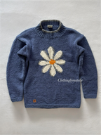 Pachamama Daisy Knit Sweater Size S/M