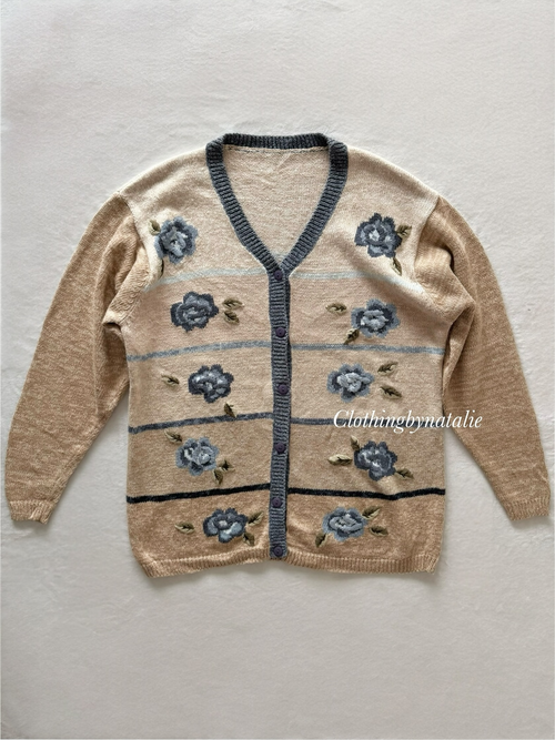 Vintage Ombre Cardigan Size L