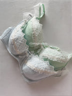 Japanese Blue Chiffon Lingerie Set Size 70C