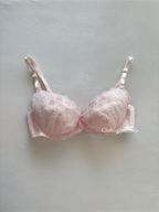 Fairy Pink Floral Bra Size 75D