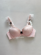 Fairy Wings Pink Lace Bra Size 70B