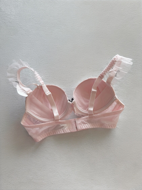 Fairy Wings Pink Lace Bra Size 70B