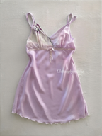 Fairy Lila Chiffon Slip Size S