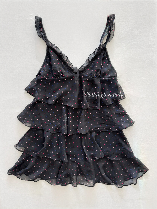 Heart Tutu Chiffon Babydoll Size S