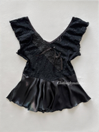 Cinema Etoile Black Lace Babydoll Size S/M