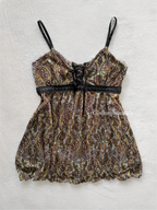 Earthy Brown Babydoll Size S