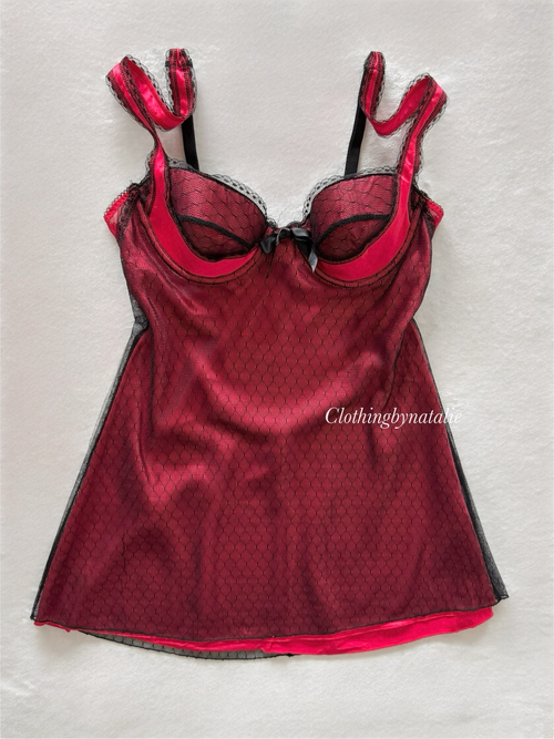 Victoria’s Secret Red Bustier Mini Dress Size S/34B