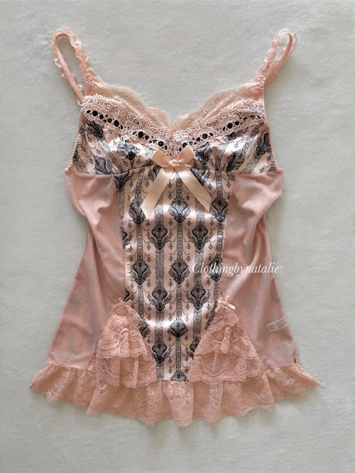 Royal Satin Lace Mini Dress Size XS/S