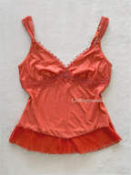 Y2K Glitter Mesh Cami Size S