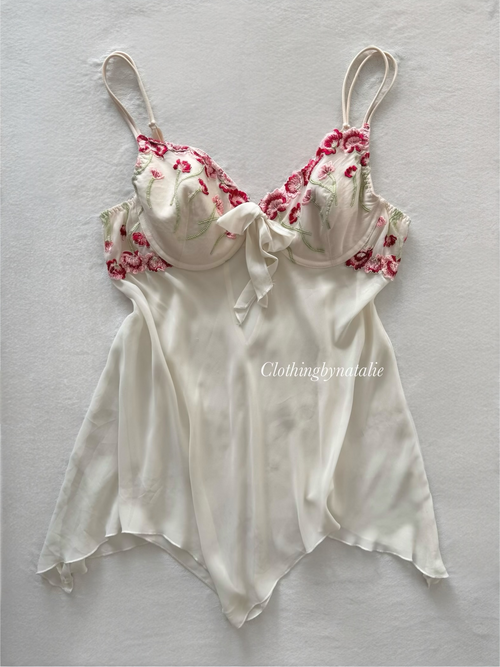 Delicates Bustier Chiffon Babydoll size M