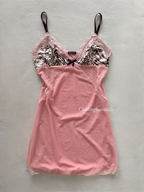 Leopard Pink Mesh Slip Size S