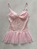 Coquette Pink Ballerina Babydoll Size S