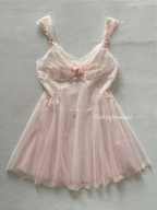 Pink Fairy Mesh Babydoll Size S