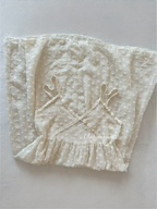 Cream Sheer Chiffon Maxi Size M