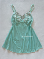 Green Sheer Mesh Babydoll Size S