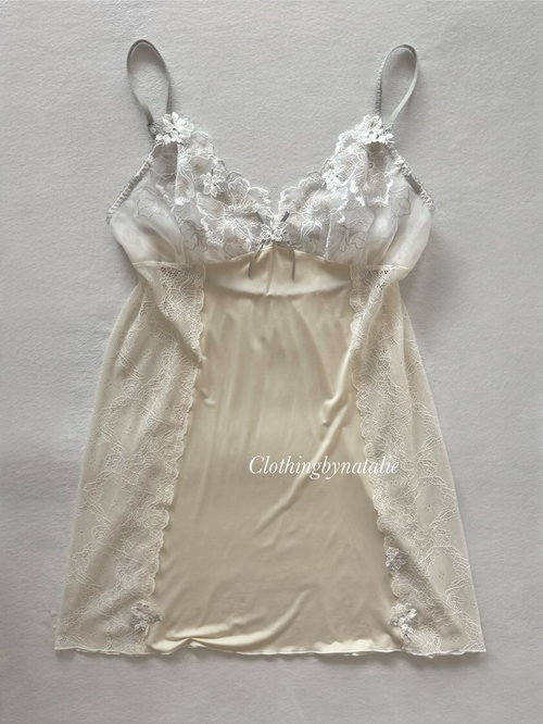 Coquette Nylon Lace Slip size S
