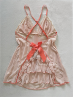 Fairy Orange Chiffon Slip Size S