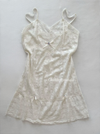 Vintage White Lace Nightgown Size L