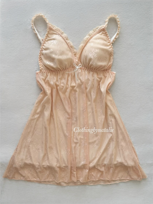 Soft Mesh Orange Babydoll size S/M