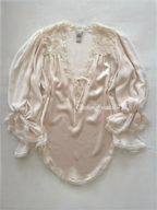 Lingerie Cacique Pink Satin Sleep Shirt Size M