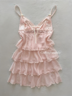 Fairy Tutu Pink Chiffon Babydoll Size S