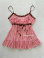 Victoria’s Secret Pink Sheer Mesh Babydoll Size S/M