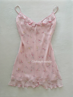 Jones Newyork Pink Floral Chiffon Slip Size M