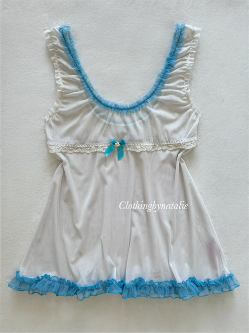 Sheer Mesh Babydoll Size S/M