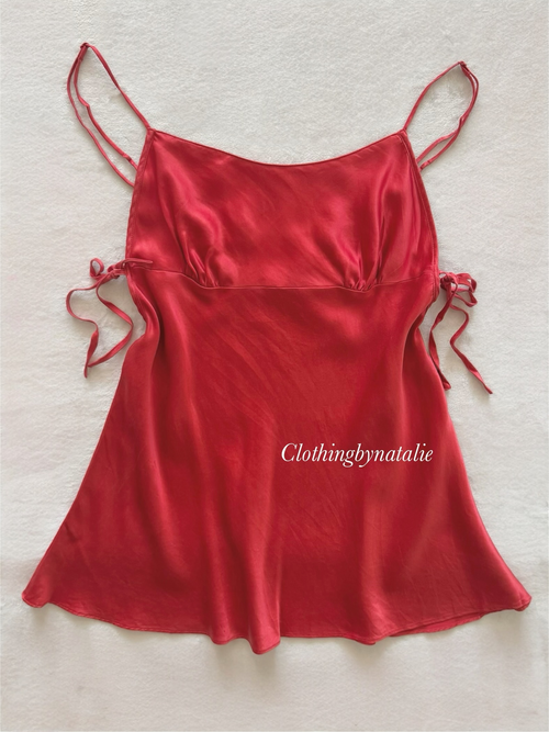 Victoria’s Secret Orange SILK Mini Dress Size XS/S