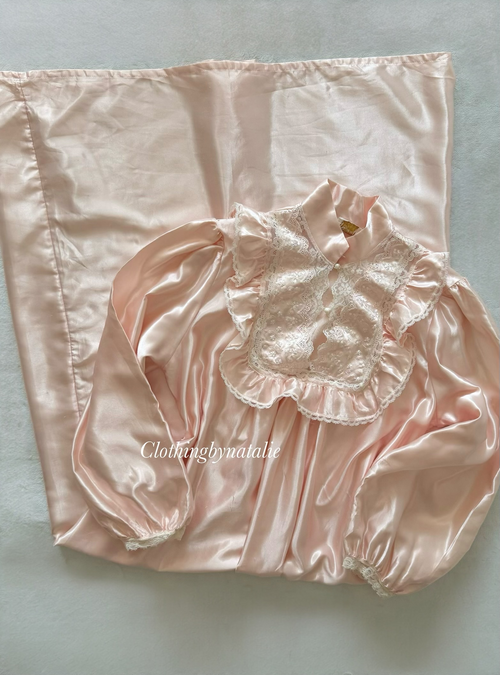 Ilise Stevens Maxi Satin Nightgown Size M