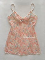Triumph Orange Nylon Mini Dress Size S