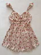 Sheer Floral Chiffon Babydoll Size M