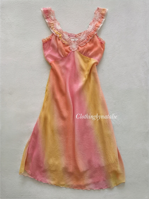 Vivien Ombré Chiffon Maxi Gown Size S/small M