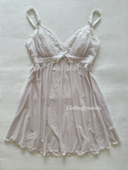 Soft Purple Mesh Babydoll Size M